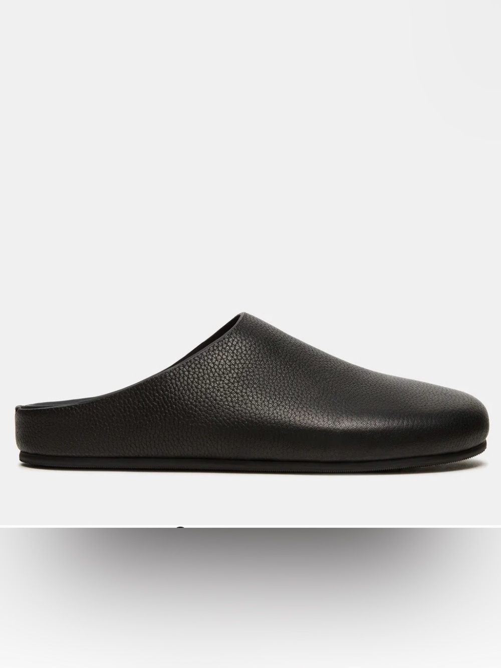 Steve Madden Fern Black Leather Mules Clogs Slipper Size 9.5 M